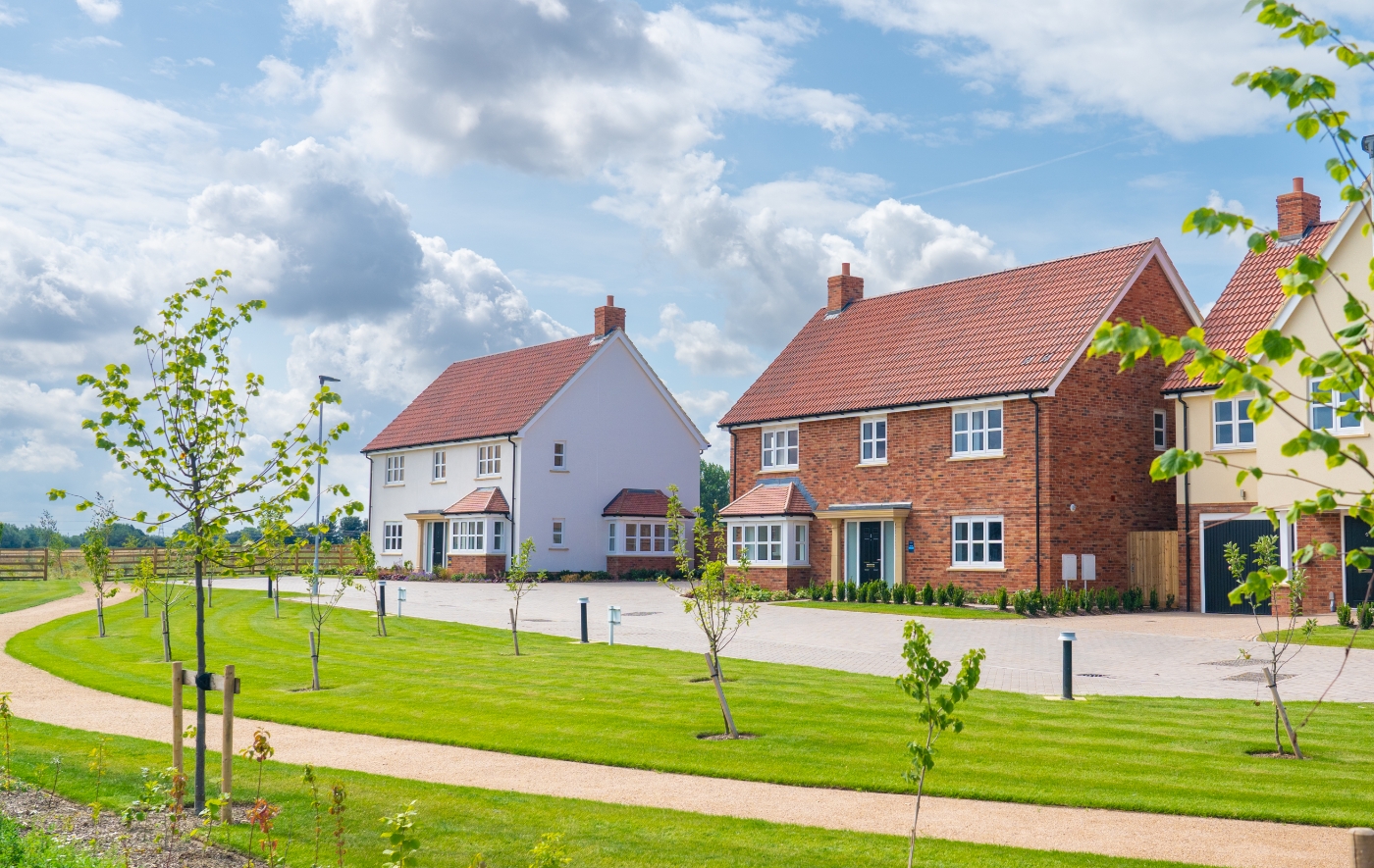 Chesterford Meadows, in the village of Great Chesterford, Cambridge.