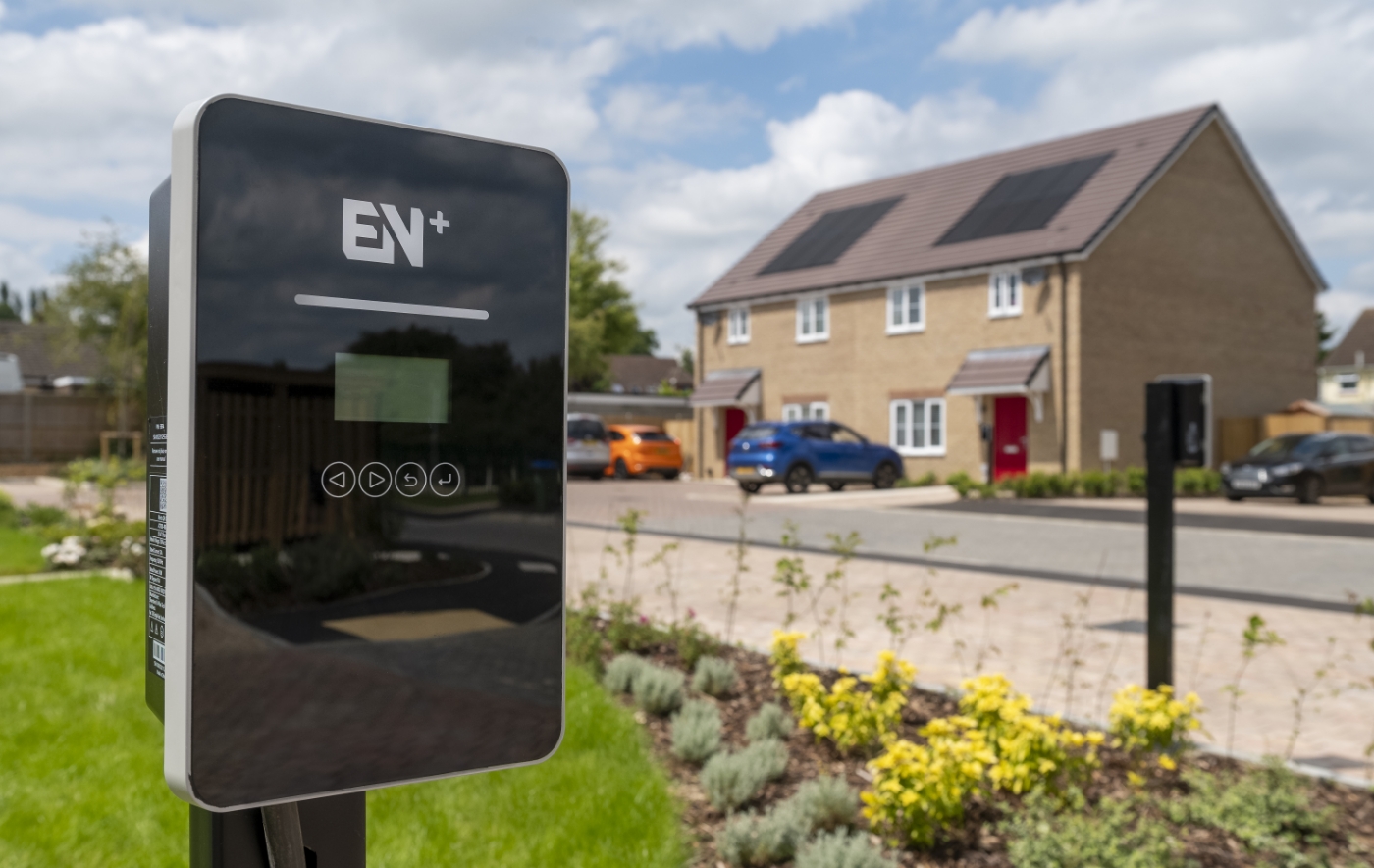 Many of our developments are fitted with EV charging points.