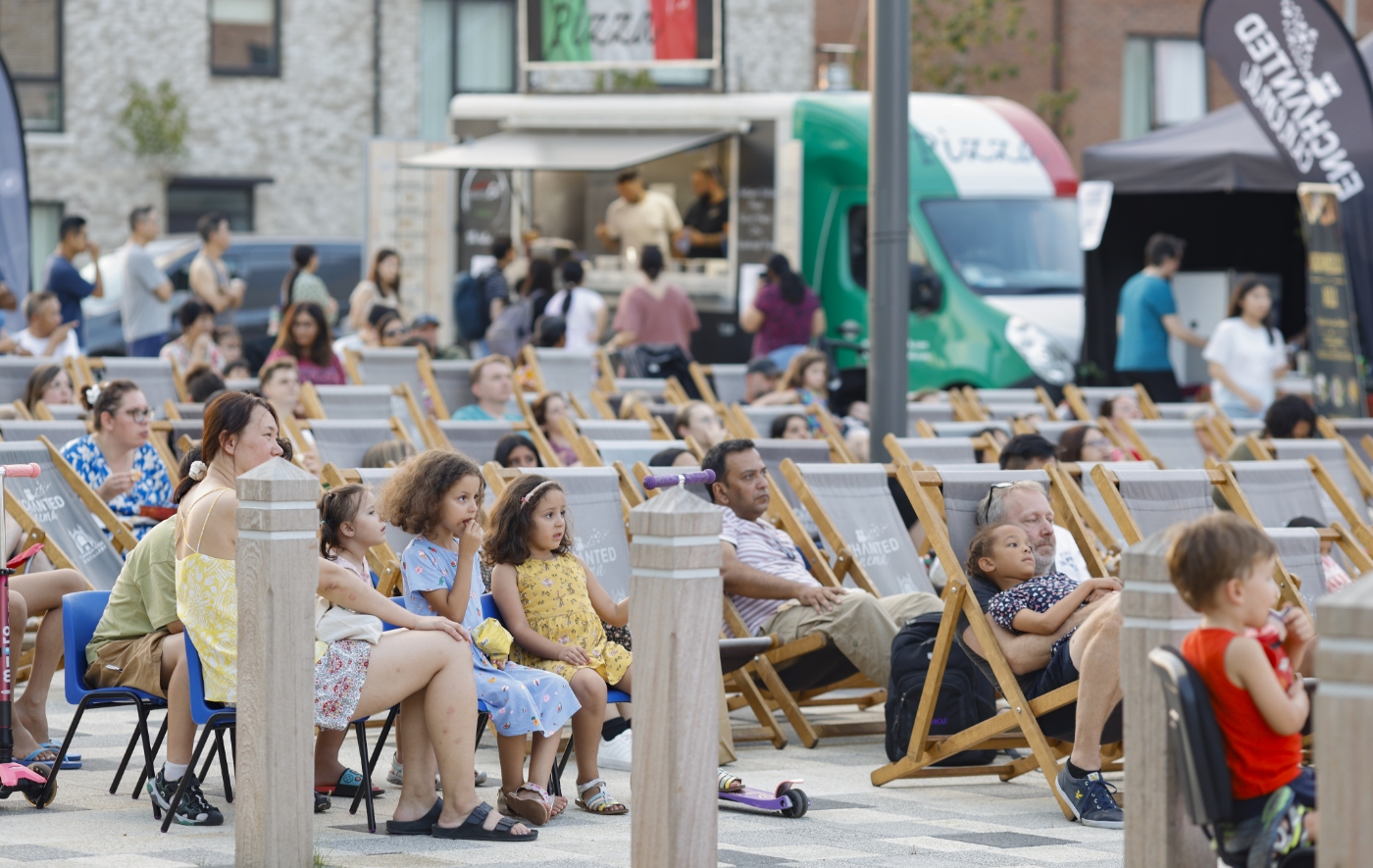 Marleigh's Jubilee Square hosted an Enchanted Cinema event.