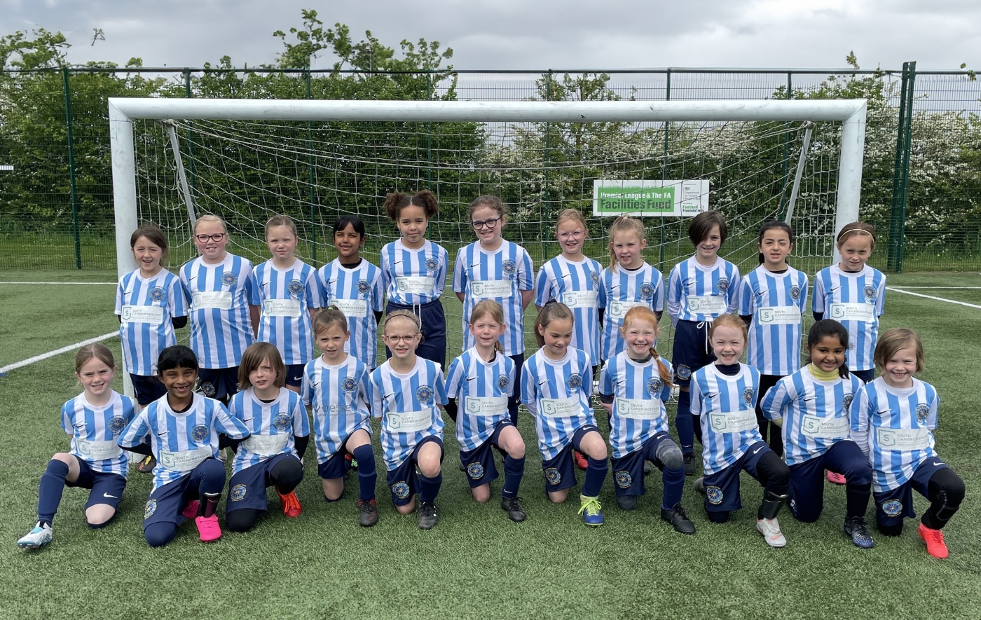 SCIP supported grassroots football with sponsorship of Cambourne Town FC's U7, U8, and U9 Girls (pictured) teams.