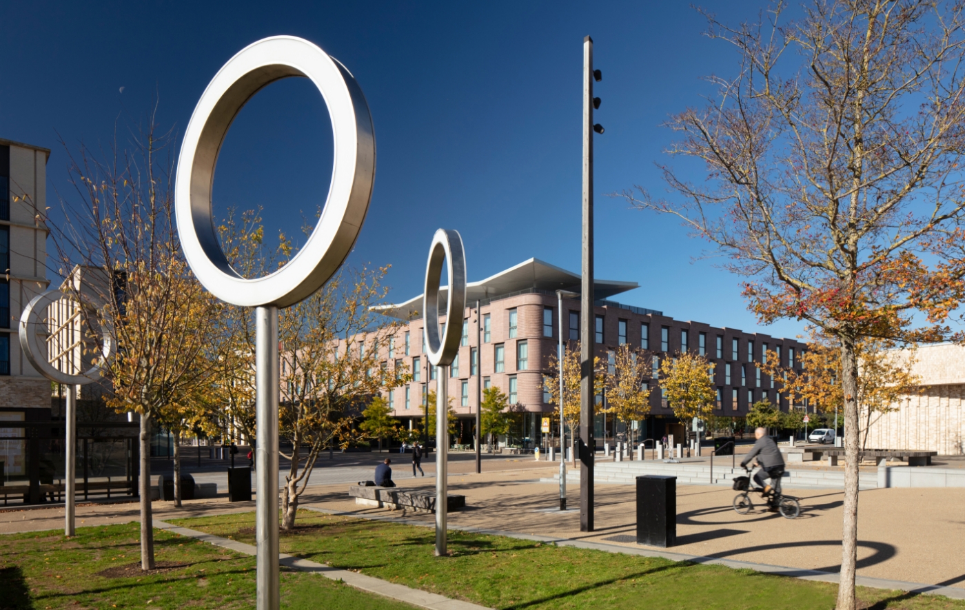 The market square at Knights Park.