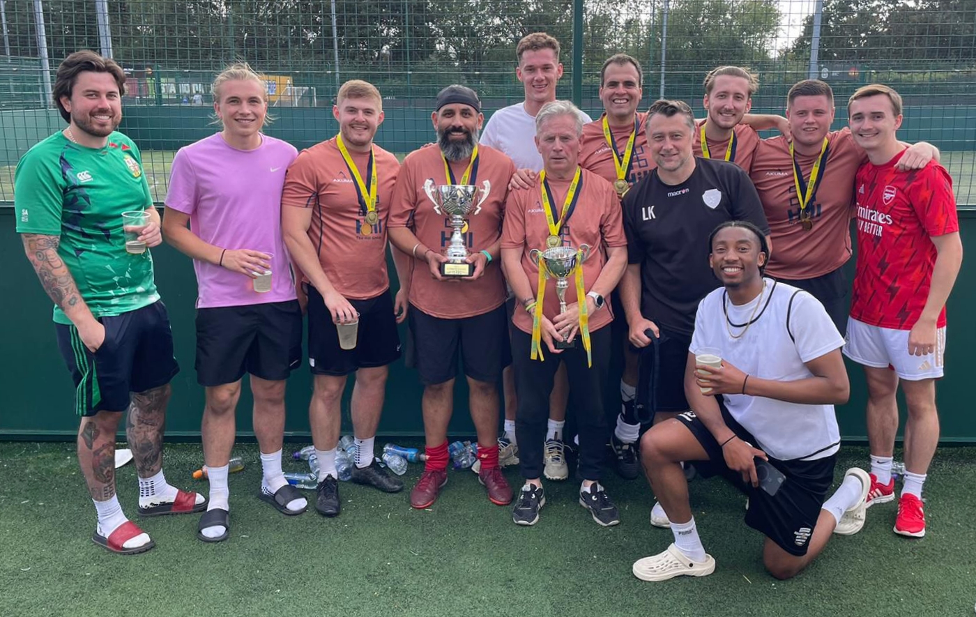 Winners of our annual five-a-side football tournament.